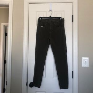 camo green jeans (high waisted)